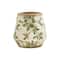 5.5" Tuscan Ceramic Green Scroll Planter
